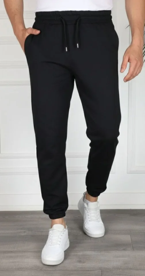 Erkek Jogger Eşofman Altı Rahat Kalıp, Cepli, Lastikli Paça, Günlük Spor Pantolon