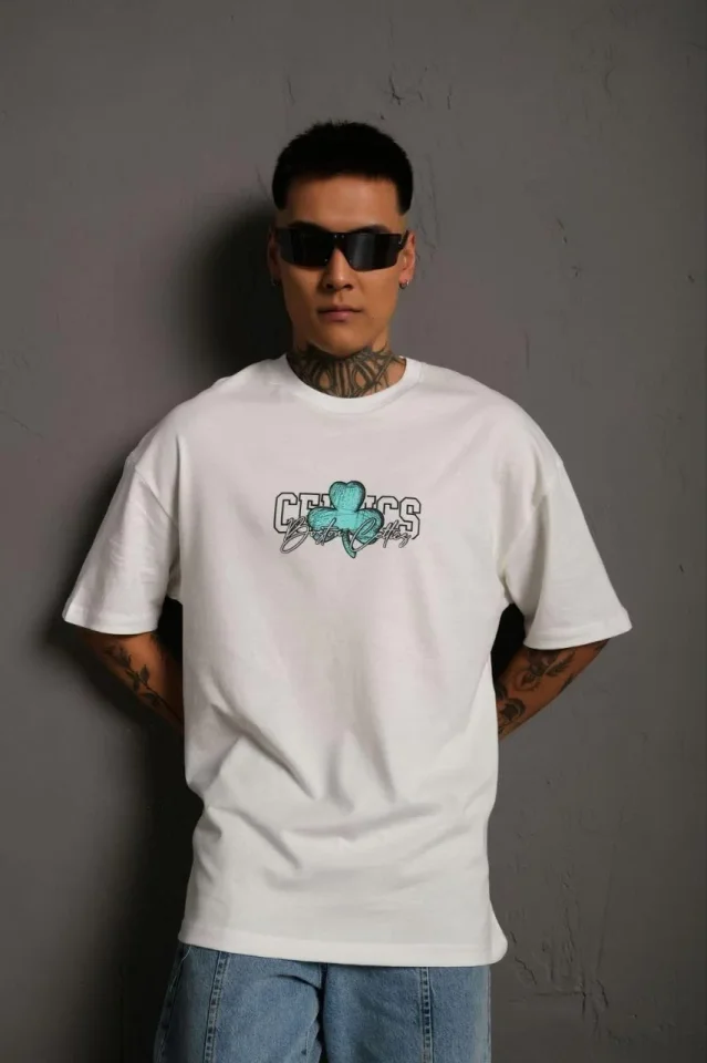 Erkek Sırt Baskılı T-shirt